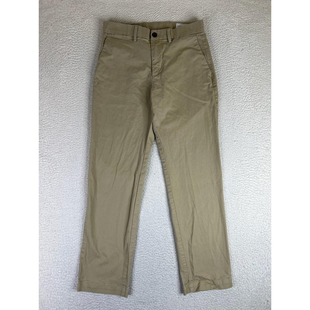 Gap Pants Mens 28x30 Beige Relaxed Performance Stretch Khaki Chino Casual Office
